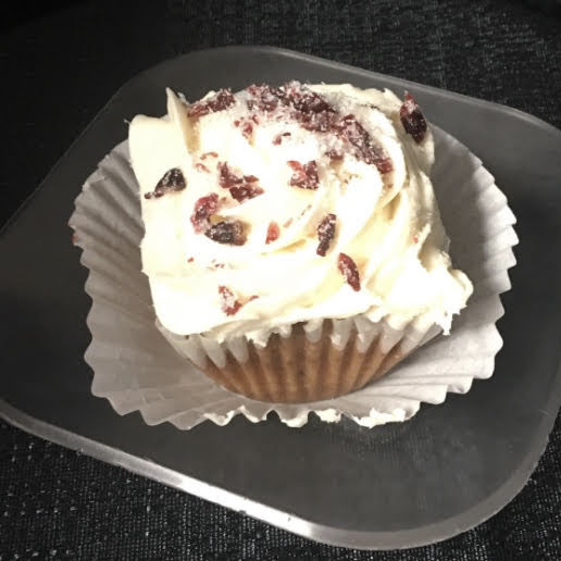 Frosted Cranberry Cupcake