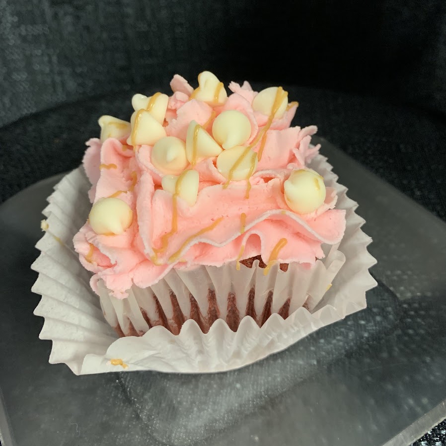 Peanut Butter Blush Cupcake