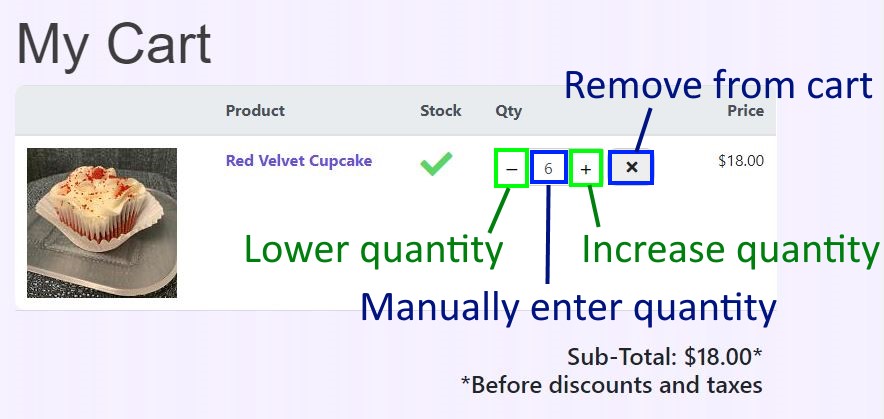 Product quantity adjustment