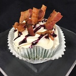 Blueberry Maple Bacon Cupcake