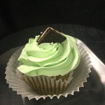 Grasshopper Cupcake